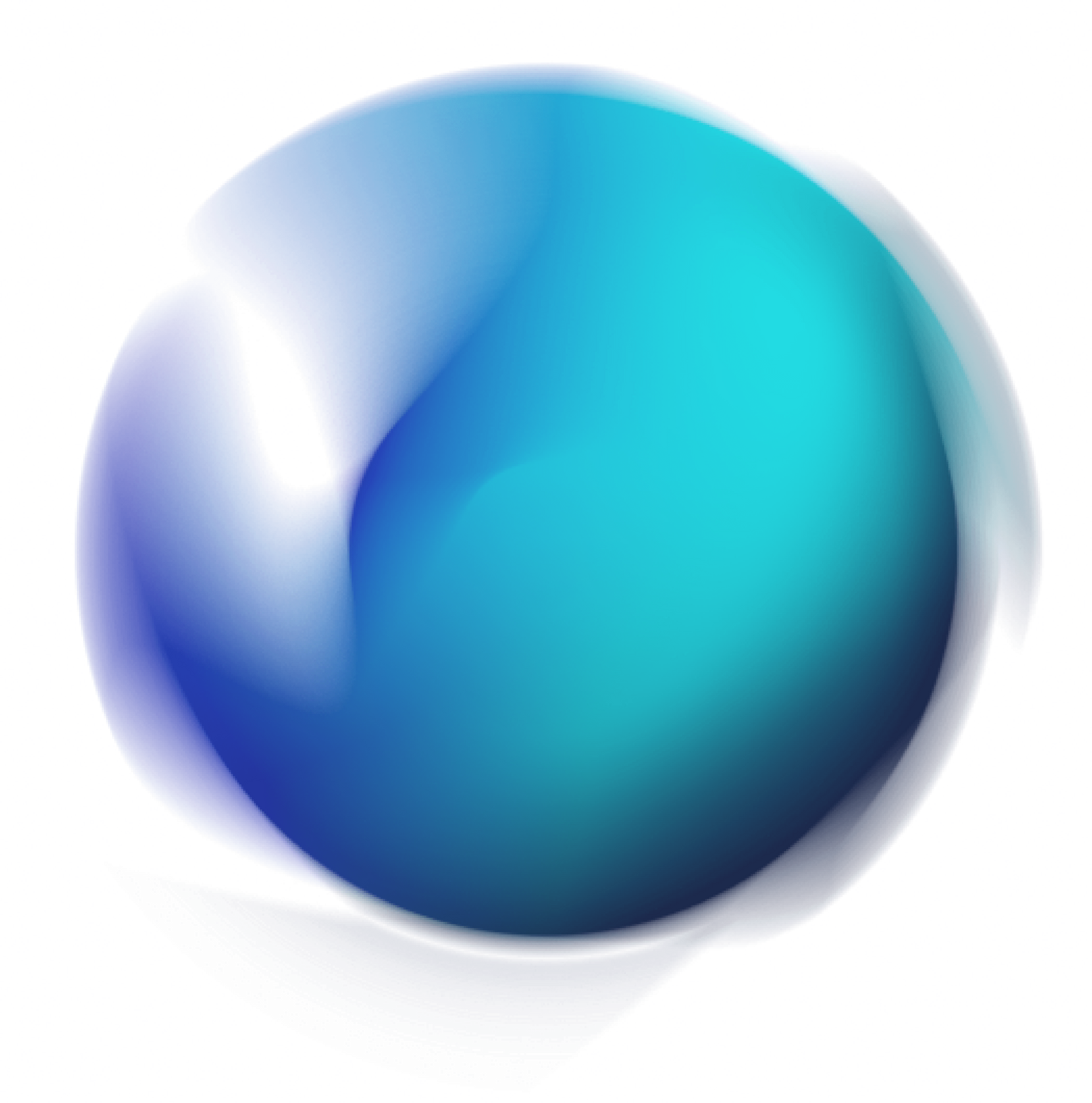abstract gradient blur circle blue